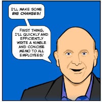 Humor: Ballmer announces a lean new Microsoft