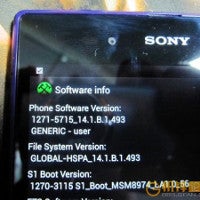 Purple Sony Xperia Z Ultra unit with support for the X-Reality engine and a new UI spotted in China