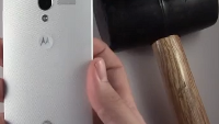 How well did the Motorola Moto X do against the keys, hammer and knife test?