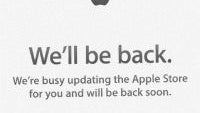 The Apple Store website is down, points to new products on sale today