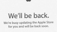 The Apple Store website is down, points to new products on sale today