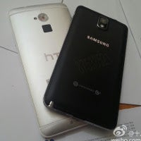 HTC One Max in a face-to-face with the Samsung Galaxy Note 3 in new snaps