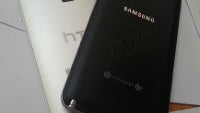 HTC One Max in a face-to-face with the Samsung Galaxy Note 3 in new snaps
