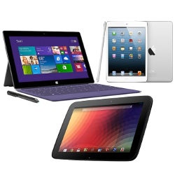 Microsoft Surface Pro 2 vs Apple iPad 4 vs Google Nexus 10