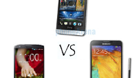 HTC One max vs Samsung Galaxy Note 3 vs LG G2: specs comparison