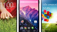 Google Nexus 5 vs LG G2, Samsung Galaxy S4: specs comparison