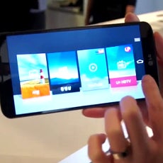 LG G Flex new interface features get shown on video
