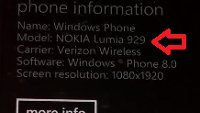 Unannounced Nokia Lumia 929 purchased in Mexico
