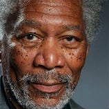 Photo-realistic painting of Morgan Freeman done on an iPad