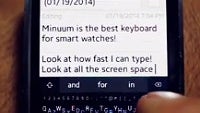 Minuum shows off its keyboard on a smartwatch