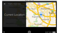 Video shows off mapping and search capabilities of Apple's iOS in the Car on a simulator
