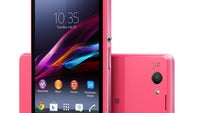 Pink smartphone