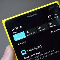 Windows Phone 8.1 notification center leaks
