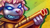 Blaze & Graze for iOS is about endless running and gunning in a hand-painted universe
