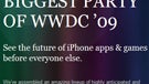 Future iPhone apps and games to be revealed at a WWDC party