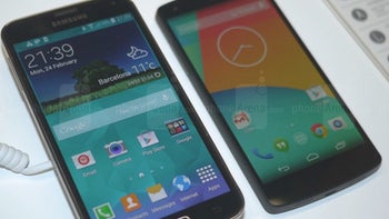 Samsung Galaxy S5 vs Nexus 5: first look