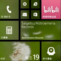 Images of Windows Phone 8.1 start screen leak, showing customizable wallpaper