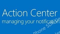More details leak about “Action Center” with Windows Phone 8.1 notification space