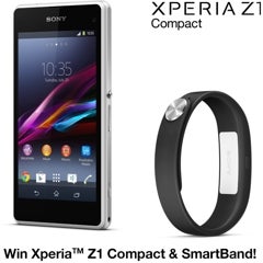 Sony lets you win an Xperia Z1 Compact and a SmartBand