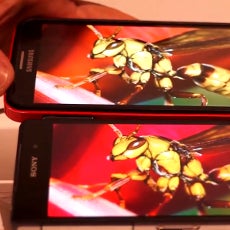 Xperia Z2 and Note 3 screens get compared on video