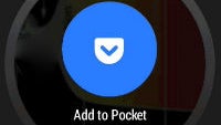 Pocket has already built an Android Wear SDK for easy saving from your smartwatch