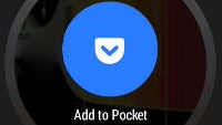 Pocket has already built an Android Wear SDK for easy saving from your smartwatch