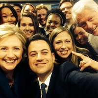 Three Clintons and a Kimmel can't beat Ellen