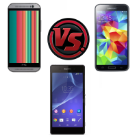 HTC One 2014 vs Samsung Galaxy S5 vs Sony Xperia Z2: specs comparison