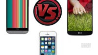 HTC One (M8) vs LG G2 vs iPhone 5s: specs comparison