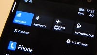 Video of action center, background images, and the new calendar on Windows Phone 8.1