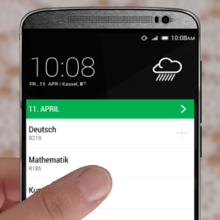This HTC One M8 Max concept proposes a 6.1-inch display, no logo on the front