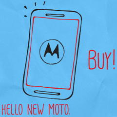 Motorola Moto E allegedly pictured next to the Moto G