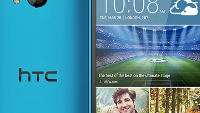HTC One (M8) appears in blue