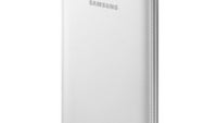 This Samsung battery pack also comes with a faux leather back