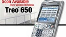 Treo 650 to be available from Verizon Wireless on May 11, 2005