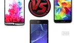 LG G3 vs Samsung Galaxy S5 vs Sony Xperia Z2: specs comparison