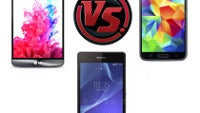 LG G3 vs Samsung Galaxy S5 vs Sony Xperia Z2: specs comparison