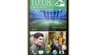 Bling bling: HTC One M8 in "Precious Gold" now being sold in Saudi Arabia