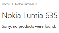 Nokia Lumia 635 pre-order page pulled from the Microsoft Store