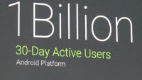 Android stats update: 1 billion 30-day users, 62% tablet market share
