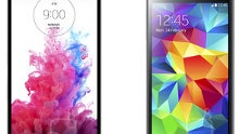 LG G3 Beat/G3 s vs Galaxy S5 mini vs HTC One mini 2 size comparison