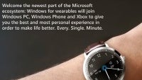 Circular concept of Microsoft smart-watch gets Cortana and Lumia Glance on-board