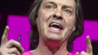 T-Mobile CEO Legere wants you to predict when T-Mobile will leap over Sprint
