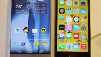 Sharp AQUOS Crystal versus Apple iPhone 5s: first look
