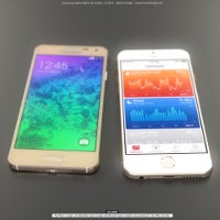 Awesome renders pit the 4.7'' iPhone 6 against the 4.7'' Samsung Galaxy Alpha