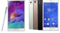 Samsung Galaxy Note 4 vs Sony Xperia Z3: first look