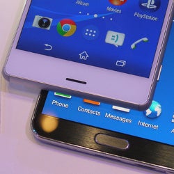 Sony Xperia Z3 vs Galaxy Note 3: first look