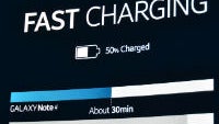 Samsung Galaxy Note 4 can charge from "0 to 50 in 30"