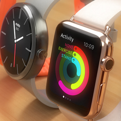 Apple Watch gets compared to the Moto 360, Samsung Gear 2 Neo and Pebble Steel