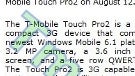 Touch Pro2 gets August 12th launch on T-Mobile and is XV6875 for Verizon?